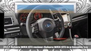 The New Subaru WRX STI Is Quick From 0-60 MPH; How Fast Will It Brake?