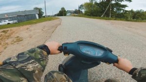 300км на скутере по таёжным лесам - Часть 1