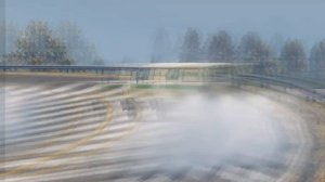 обошол мерседес на грузовике на 2913 очков дрифта.