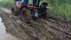 Мотоблок Угра 4х4 на участке. Мотоблок Угра с адаптером 4х4.