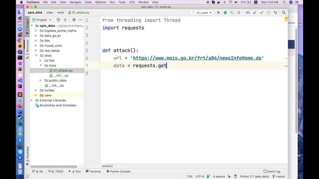 파이썬 Thread(스레드)로 느린 사이트 공격하기 смотреть онлайн