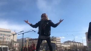 Никита Джигурда в Якутске. Горловое пение