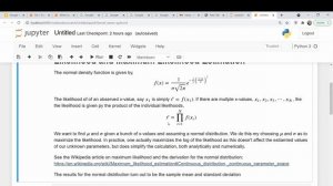 Maximum Likelihood Estimation (Part 1)