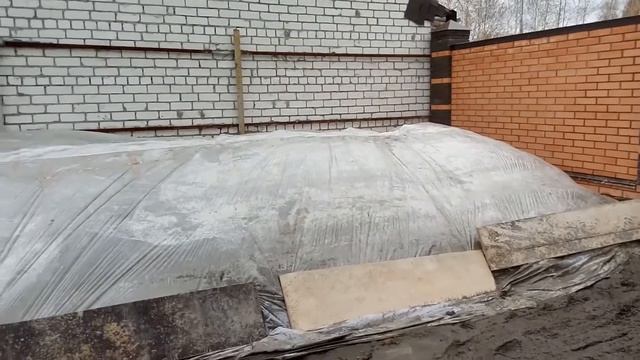 ? Заливка бетона в зимнее время, тепловая пушка _ Бетонщик ступенек
