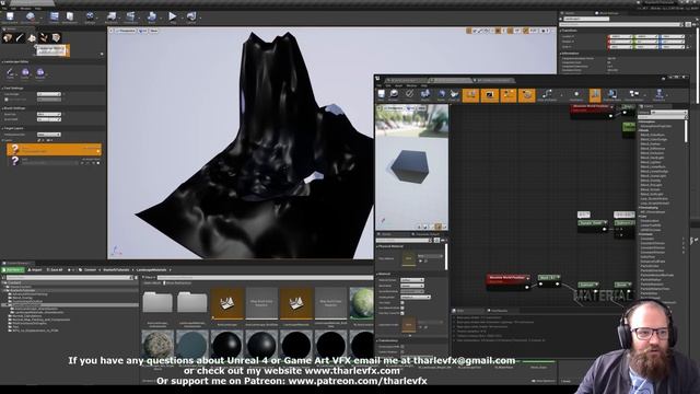 Setting up an Automatic Landscape Material