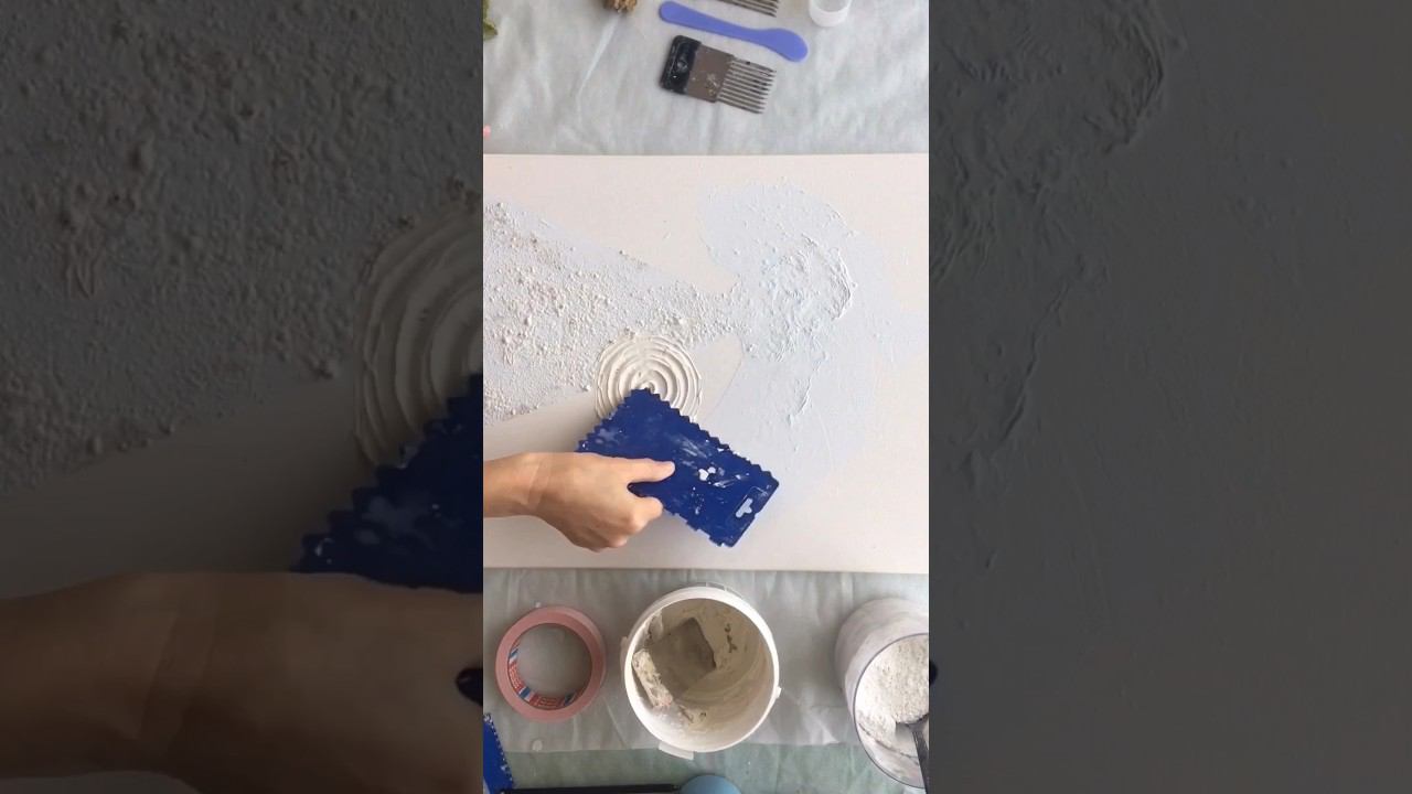 Мастер-класс  Текстурной картины #космос #art #diy #картина