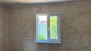 Каркасный дом 8,0х8,0 м.с вальмовой крышей.