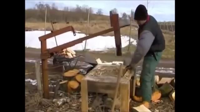 Лучшие  дровоколы интернета.  Дровокол своими руками!