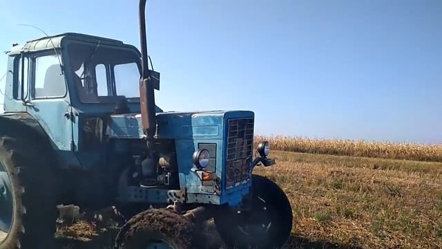 Оранка МТЗ 952 турбо+МТЗ 80 часть 2 смотреть онлайн