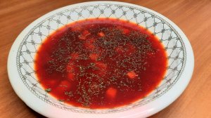 Горячий свекольник. Суп со свеклой.