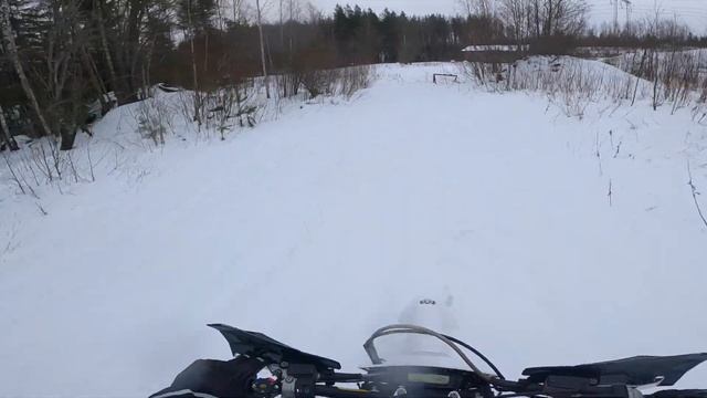 Эндуро зимой в лесу и в поле 25.1.2021 смотреть онлайн