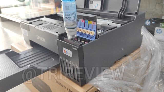 PENGISIAN TINTA PRINTER EPSON L8050 DAN CHECK HASIL NOZZEL CHECK PRINTER EPSON L8050 смотреть онлайн