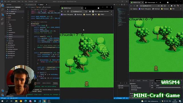 #6 Пишем игру под WASM4 (Assembly script): Сохранение смотреть онлайн