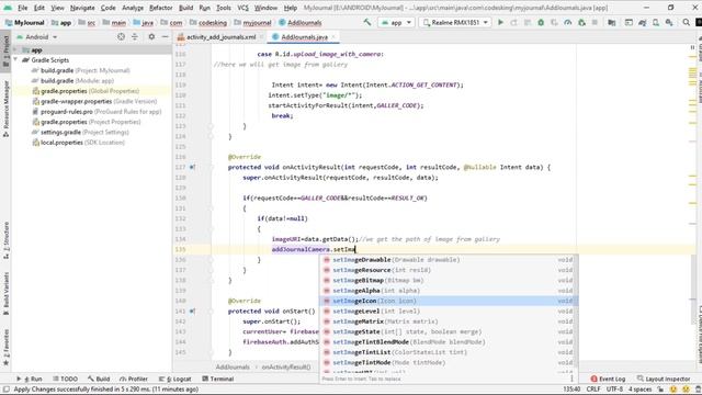 Pick an image from gallery in android 2020||How to get image from gallery-#10 смотреть онлайн
