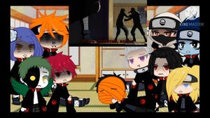 Реакция Акацуки на  рэп про Акацуки ||Gacha Club ||[1/3] ||