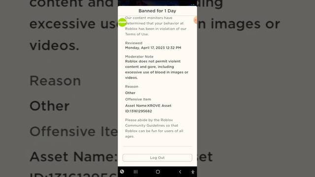 забанили на 1 день в роблоксе смотреть онлайн