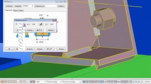 Tekla Structures. Узел крепления прогонов из швеллеров.