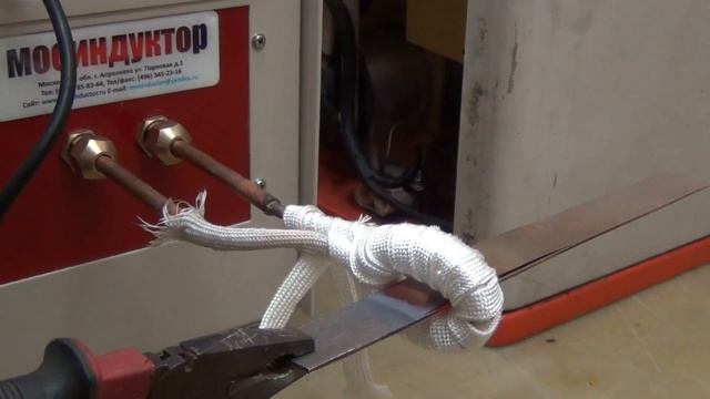 Индукционное нанесение припоя на медную пластину смотреть онлайн