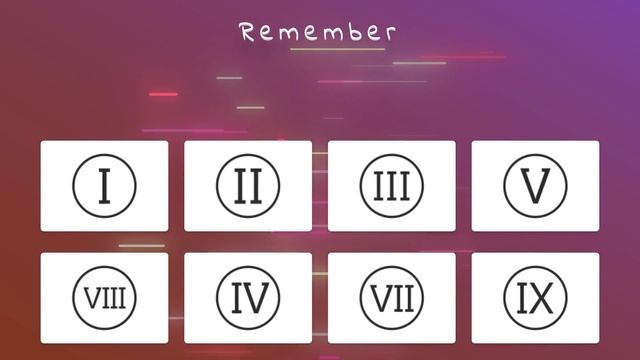 Memory Game Impossible | Roman Numbers | Kids puzzle смотреть онлайн