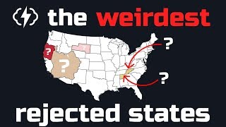 The Weirdest Rejected States Visualized смотреть онлайн