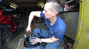 Kawasaki Z1000sx "чистка насоса и аэрбокса"