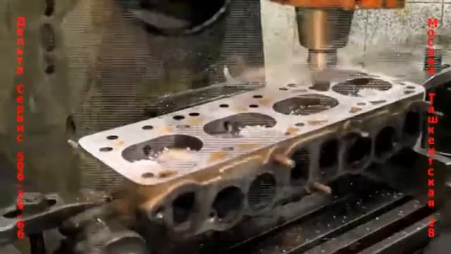 Шлифовка головки блока цилиндров смотреть онлайн