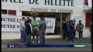 H&#233;lette (64) : les producteurs de lait d&#233;noncent les importations