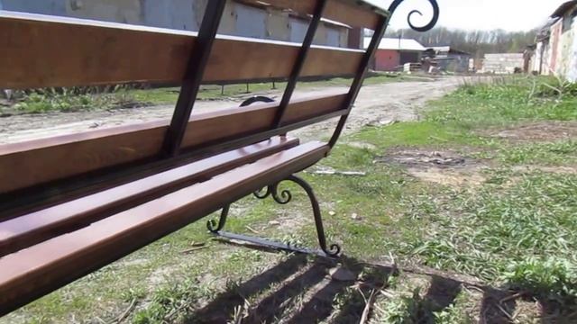 Недорогая скамейка своими руками 2 метра