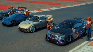 GTA 5 Hero Track Spiderman, Ironman, Kratos God of War: Ragnarok - Cartoon