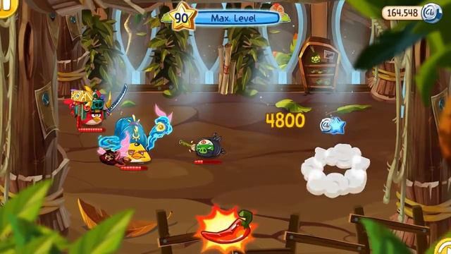 Angry Birds EPIC - Dungeon Volcaon Island Normal смотреть онлайн