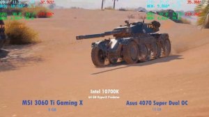 Intel 10700K Upgrade - 3060Ti VS 4070 Super - World of Tanks