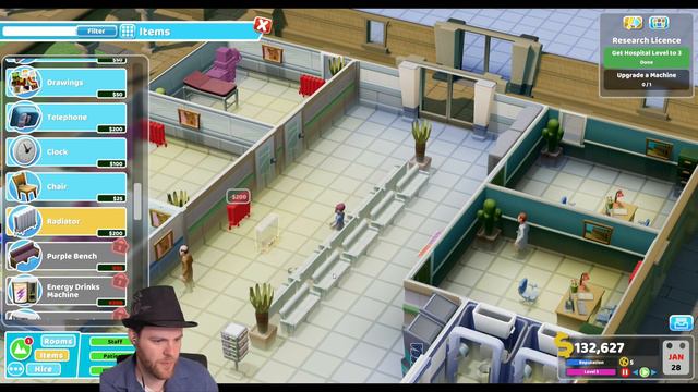 Two Point Hospital Gameplay - Part 09 - Mitten University - Let's Play (1440p)