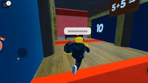 Побег от злого учителя робота? в Roblox ESCAPE ALBERT'S SCHOOL RUN
