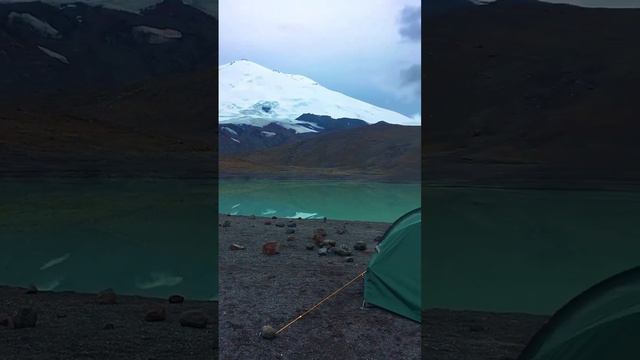 Кабардино Балкария Эльбрус озеро Бирджалы маршрут из Джилы Су. Elbrus lake