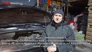 Газель Камминс Евро-5 - удаляем сажевый фильтр и ЕГР