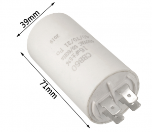 конденсатор 16 мкФ 450V CBB60 для стиральной машинки мини Вятка с Алиэкспресс