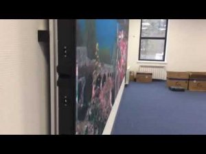 Монтаж светодиодного LED экрана.