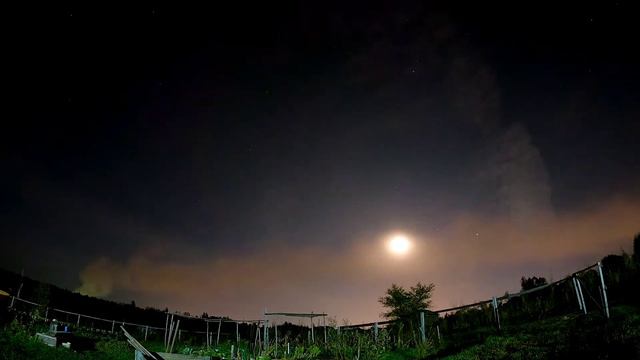 Таймлапс ночного неба. TimeLapse
