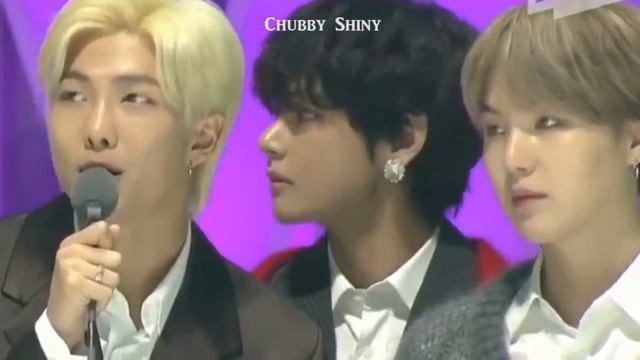 V BTS and Member Wooga Pretended That Didn't Know Each Other at MMA 2019