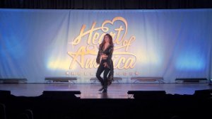 Sadie Marquardt Performing Dabke at Heart of America Raks 2019