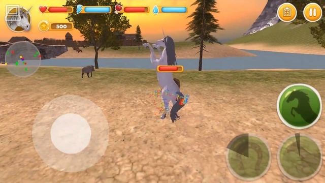 Unicorn Family Simulator - Survival Gameplay (Horse Game) смотреть онлайн