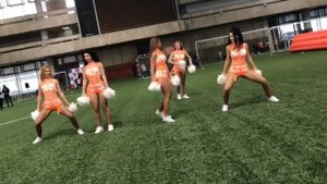 Группа поддержки Lucky Demons Cheerleaders Черлидеры Черлидинг шоу