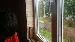 Откосы на окно,из вагонки.