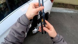 SKODA KODIAQ видео №17. Устанавливаю новые дворники BOSH AeroTwin
