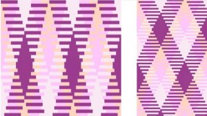 ПУЛИНГ Разноцветное вязание столбиками С НАКИДОМ почти ЖАККАРД КРЮЧКОМ из секционной пряжи print