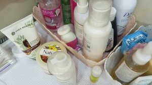 ВЛОГ/ КОСМЕТИЧЕСКАЯ МИНУТКА/ ПОЛОЧКИ В ВАННОЙ / SKIN AURA/ ДЕТСКИЙ МИР / ВИКТОРИЯ!!!