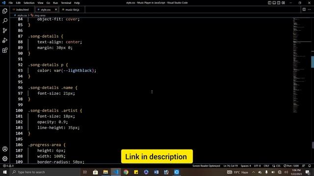 Html CSS or javascript se bnaye music player app?? with source code ?? aap bhi try karke dekho.