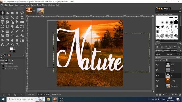 Gimp Tutorial Typography Poster Design
