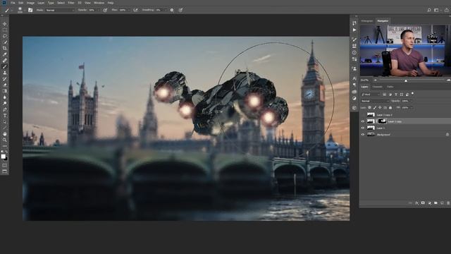 How to Create a Heat Haze Effect in Photoshop смотреть онлайн