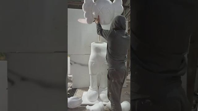 Процесс изготовления фигуры из пенопласта смотреть онлайн